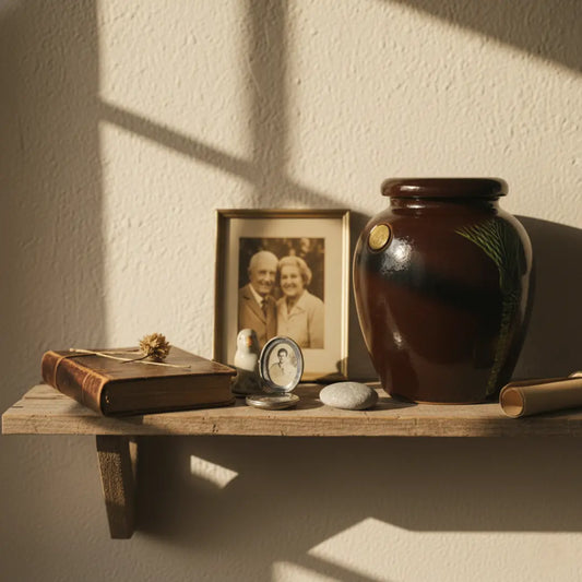 Morris James Nikau Ceramic Urn