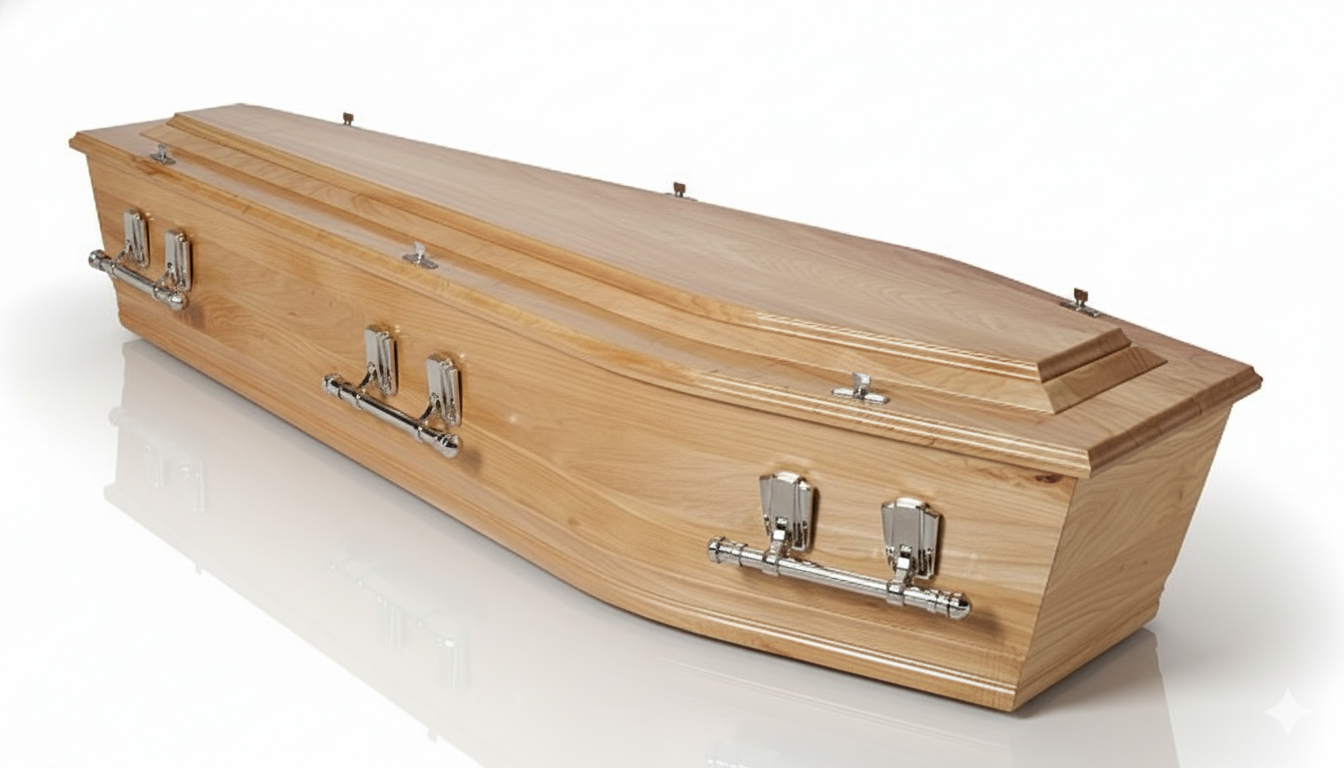 Western Raised Lid Solid Wood