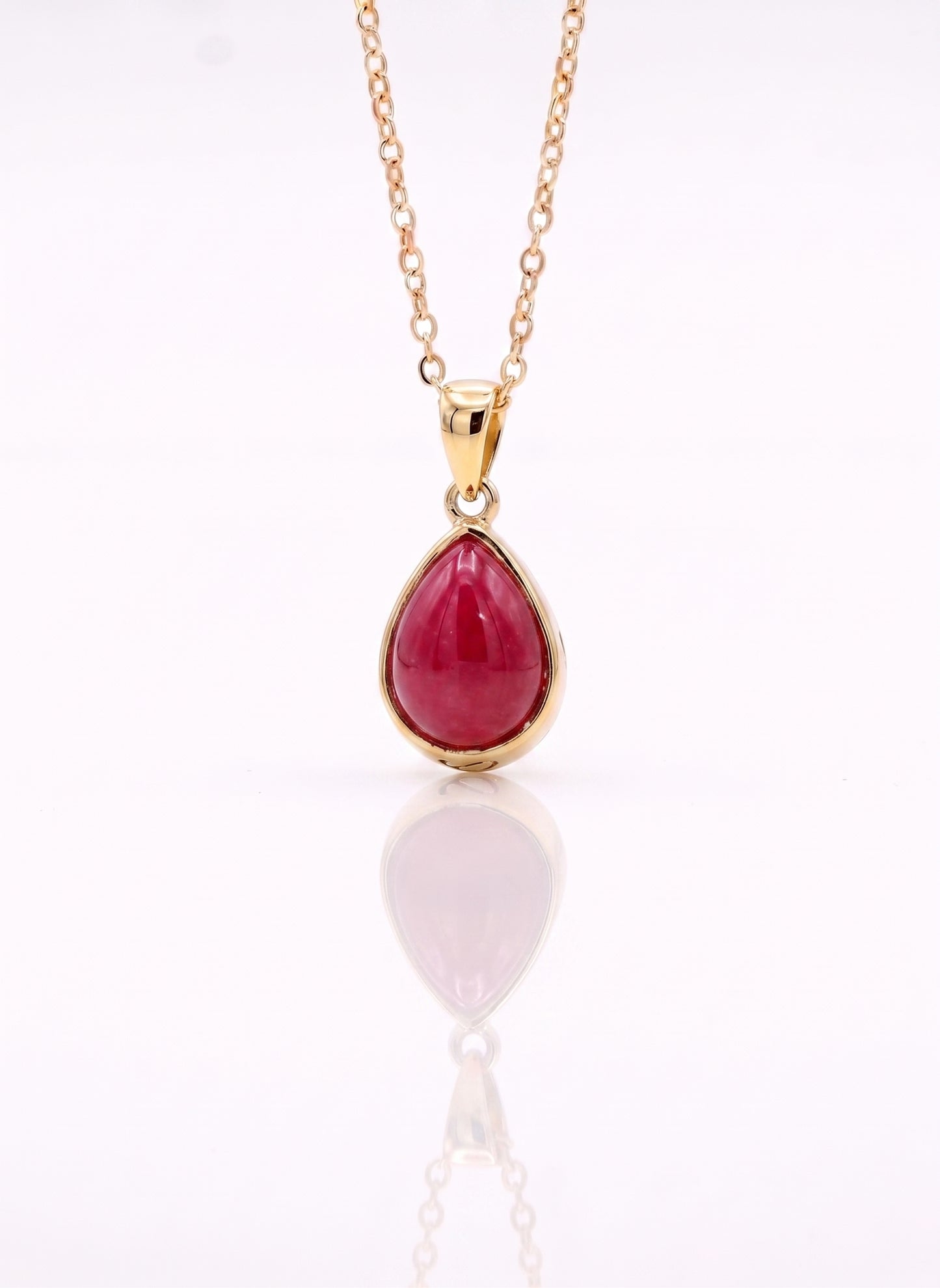 Tear Drop Ash Necklace