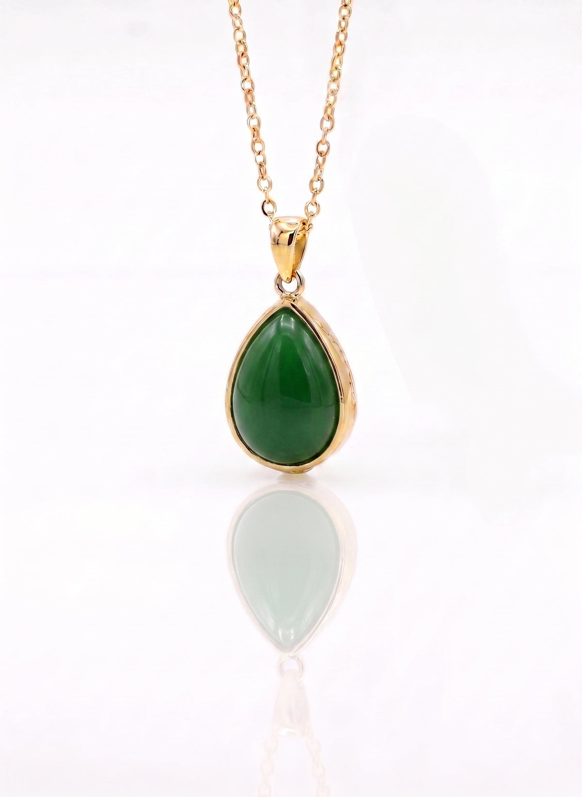 Tear Drop Ash Necklace