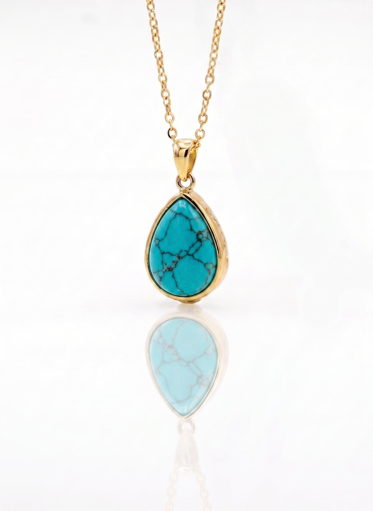 Tear Drop Ash Necklace