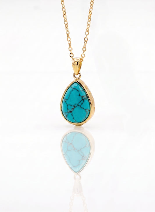 Tear Drop Ash Necklace