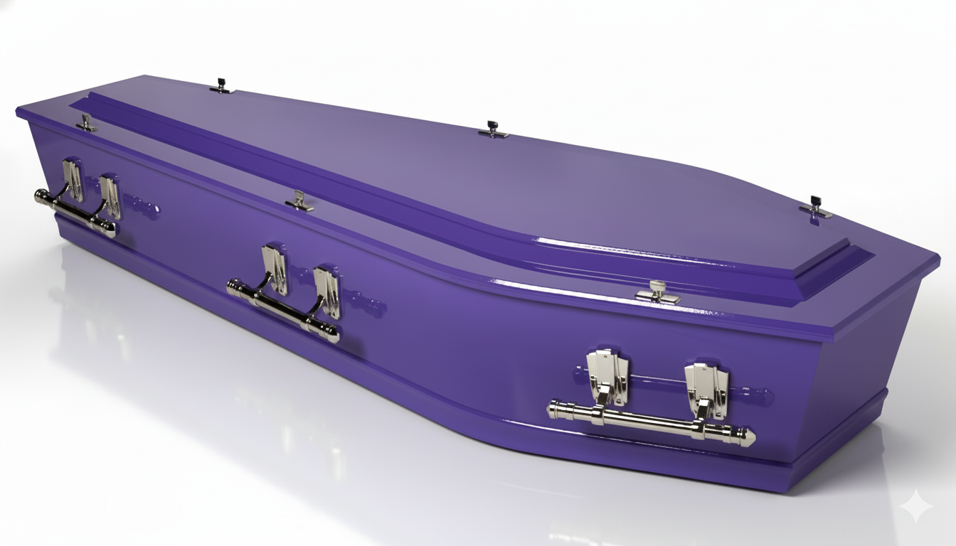 Status Painted Casket