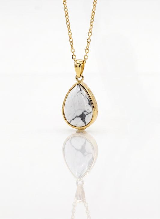 Tear Drop Ash Necklace