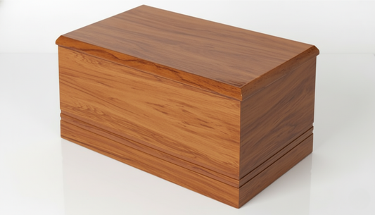Wood Grained Urn