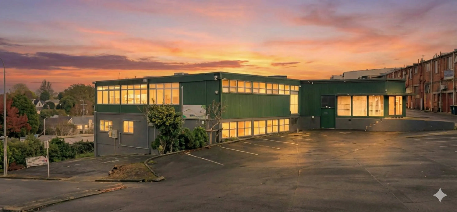 Exterior view of Lagoon View Funeral Services building in Panmure, serving East Auckland families since 1988