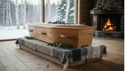 Dorset Raised Solid Wood Casket